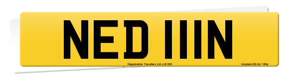 Registration number NED 111N